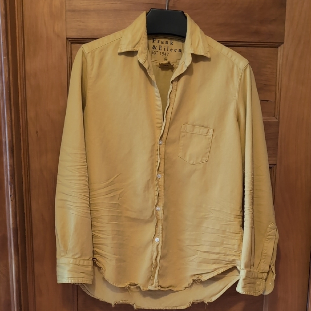 Frank & Eileen Mustard Button Down Shirt